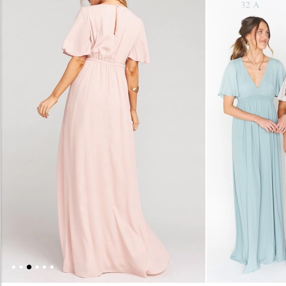 Show Me Your Mumu bridesmaids Emily Empire Maxi Dress 1X - Picture 3 of 4